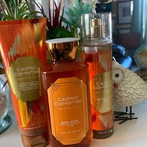 Bath and Bodyworks Calypso Clementine Gift Set Combo